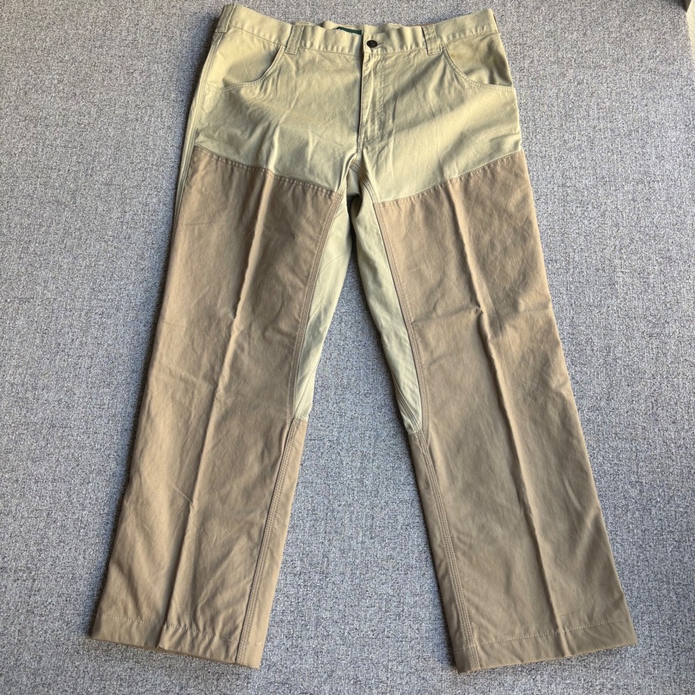 Orvis Pants Mens 38 Missouri Breaks Briar Pant Khaki Reinforced Outdoor Utility